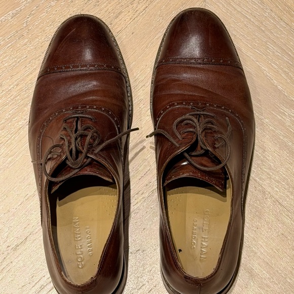 Cole Haan Brown Leather Oxfords main image 5